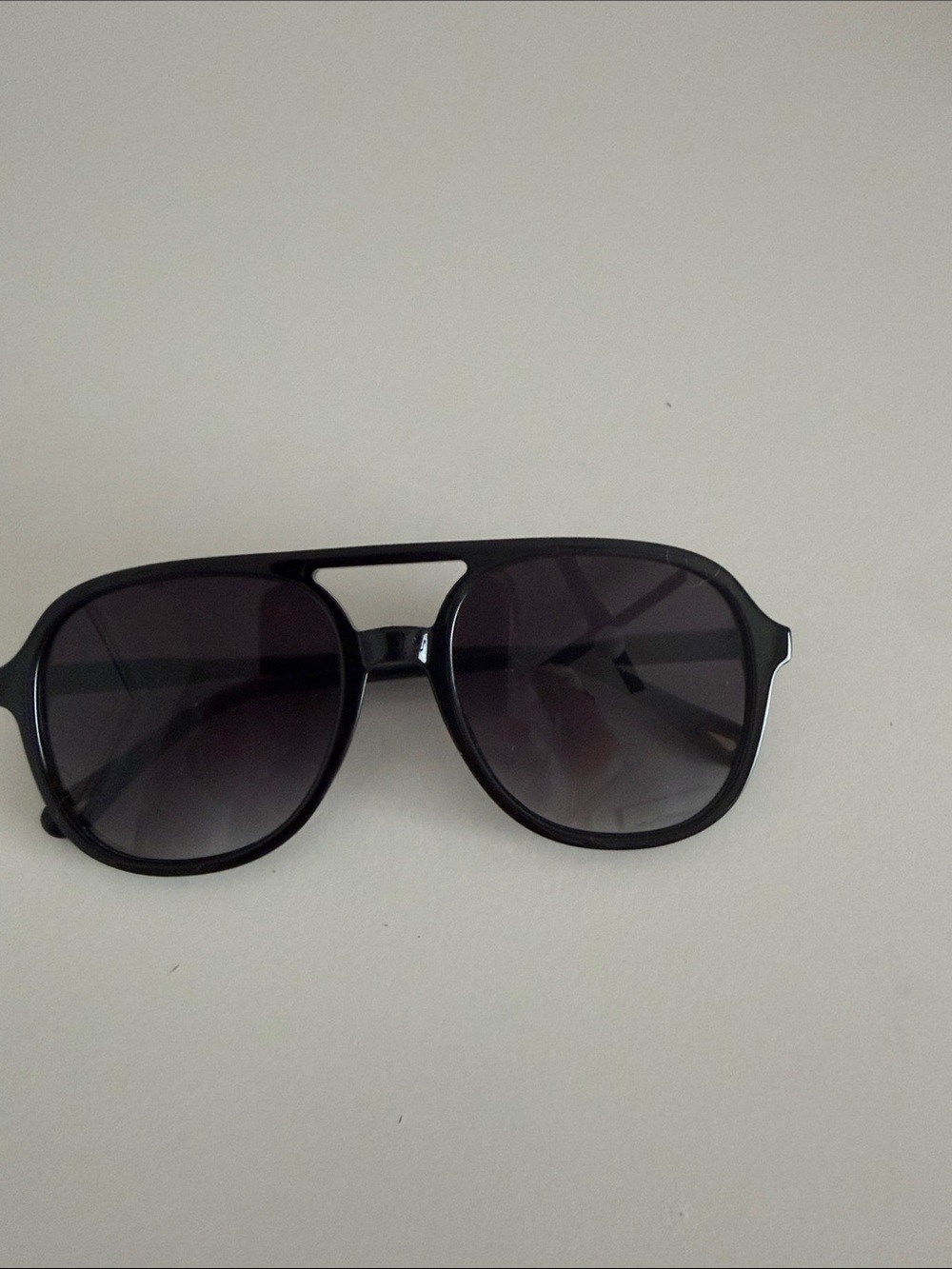 Amazon Black Aviator-Style Women's Sunglasses